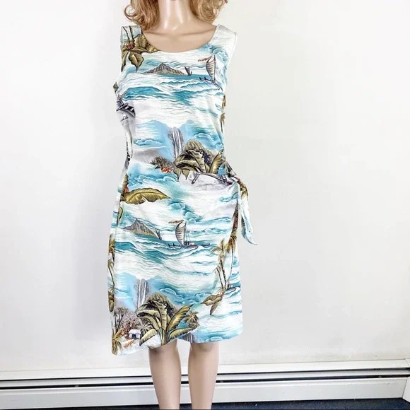The Hawaiian Original sleeveless tropical dress M - Picture 2 of 11